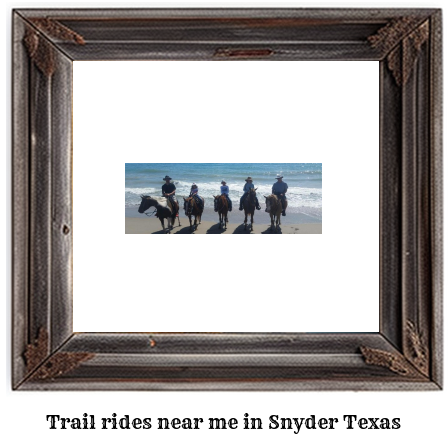 trail rides near me in Snyder, Texas